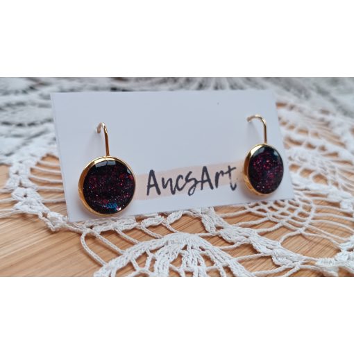 Elegáns arany fülbevaló