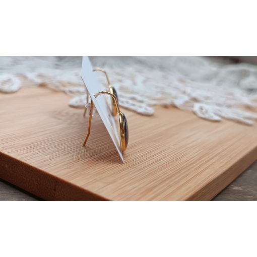 Elegáns arany fülbevaló