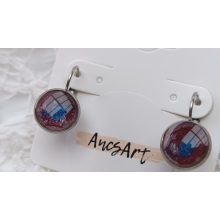 Francia kapcsos fülbevaló