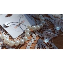 Gyöngyös karika fülbevaló 1.