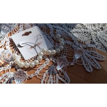 Gyöngyös karika fülbevaló 1.