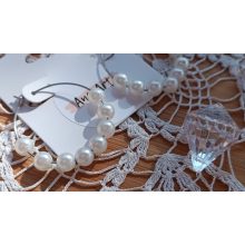 Gyöngyös karika fülbevaló 2.