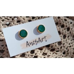 Nemesacél foglalatú fülbevaló