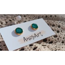 Nemesacél foglalatú fülbevaló