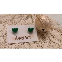Mini szív fülbevaló
