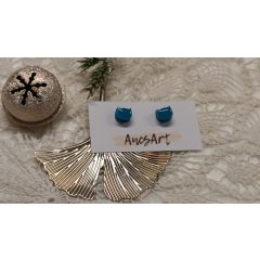 Mini cicafej fülbevaló