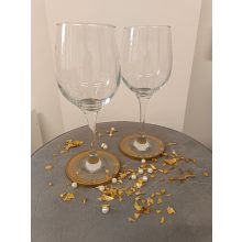 Borospohár szett epoxy talppal