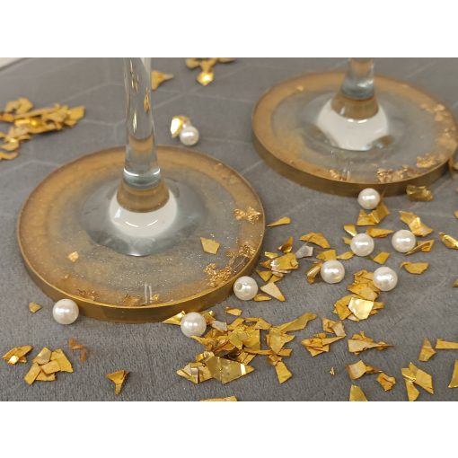 Borospohár szett epoxy talppal