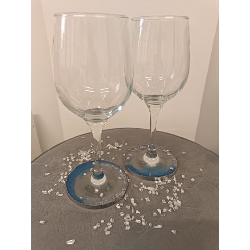 Borospohár szett epoxy talppal