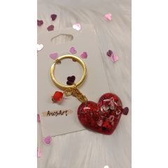 Valentin kulcstartó